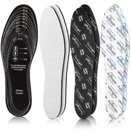 SULPO 3 pairs Set different anti-sweat insoles - Refreshing and comfort insoles men and woman - Anti-odour shoe inserts for casual, work and sport shoes - Hygienic insoles set - Breathable - Trimmable