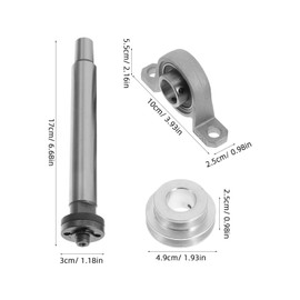 Operitacx Tischsägespindelsitz Holzbearbeitungsdrehmaschine Schneidwerkzeuge Für Die Holzbearbeitung Diy Perlenwerkzeuge Holzbearbeitung Selber Machen Bohrmaschine Drehwerkzeuge Stahl Silber