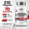 Arginina Platinum 2100mg Por Porción Citrulina Beta Alanina Pre Workout