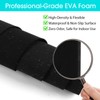 STEFORD 2 Pack EVA Foam Roll, 2mm Thick Black Cosplay