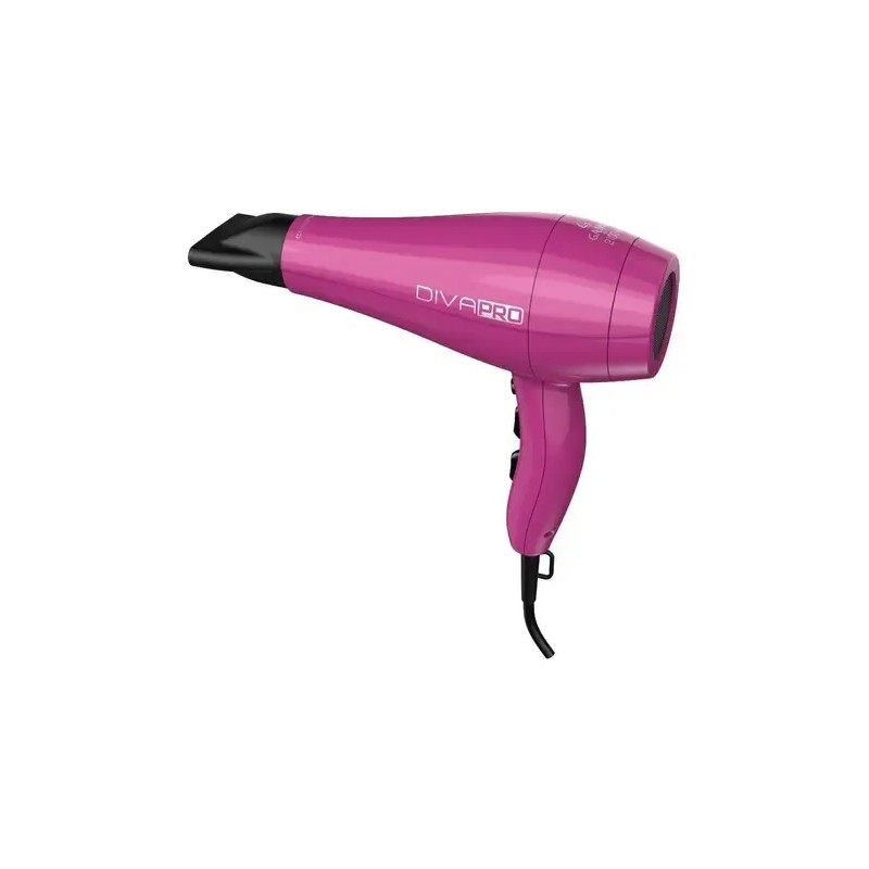 Secadora Cabello Profesional Diva Pro 4d Ozono Iones Cerámic Color