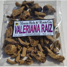 Mexicanherbs 4oz Valeriana Raiz de valeriana hierba/ te, valeriana officinalis raiz insomnio
