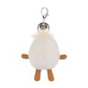 Apricot Lamb Boiled Egg Food Cute Keychain, Soft Stuffed Plush