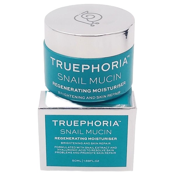 Truephoria Snail Mucin Moisturiser, Regenerating and Brightening Formula, with Hyaluronic