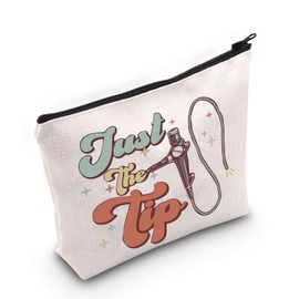 BLUPARK Nurse Gift Endo Nurse Makeup Bag Funny Colonoscopy GI Endoscopy Rn Nurse Bag Endoscopy Tech GI Gastroenterology Tech Bag (Just the Tip)