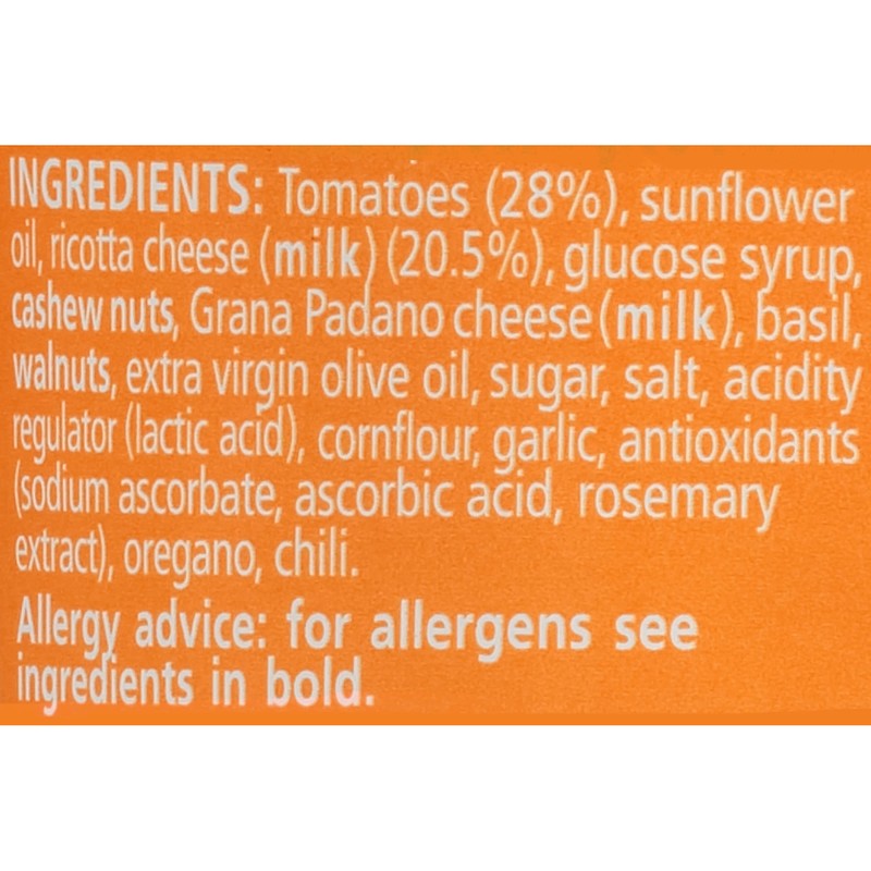 Filippo Berio Pesto, Tomato & Ricotta, 6.7 Ounce Glass Jar,