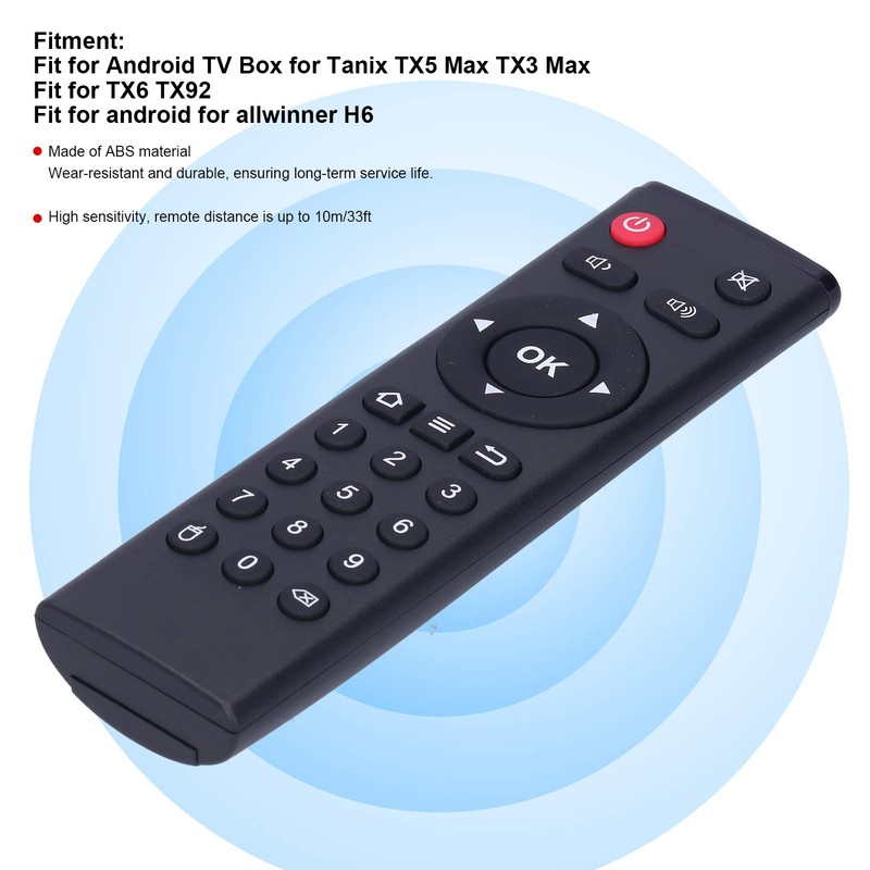 Fdit Remote Control, TX6 TV Box Controller Replacement for Tanix