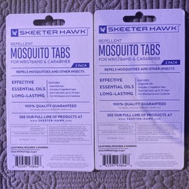 Mosquito Hawk Skeeter Hawk All Natural Mosquito Outdoor Repellent Replacement Tabs 2 Pack (x2)