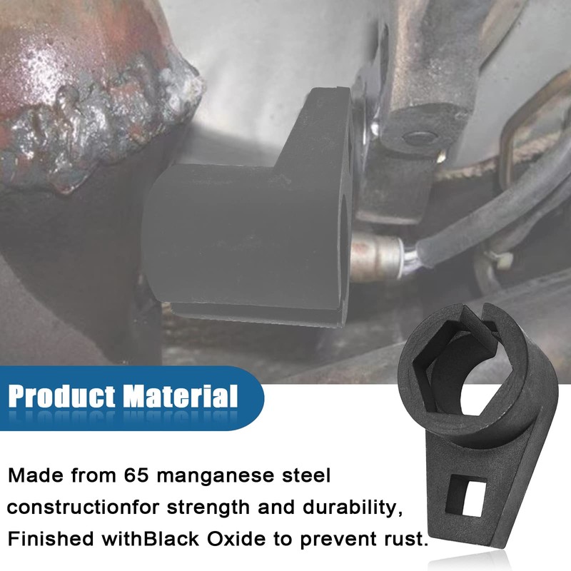 Automotive O2 Oxygen Sensor Socket Offset Wrench Remover Tool, 3/8-Inch