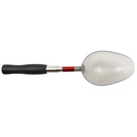 FONGKNOX Fishing Telescope Baits Casting Spoons Stainless Steel Groundbait Scoop 70cm 2.3Ft with 2 Scoops Long Distance Bait Casting Baiting Spoon Lure Baiting Throwing Stick ISO Fishing Rock Fishing