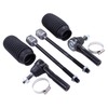 Front Inner and Outer Tie Rod Ends with Boots for