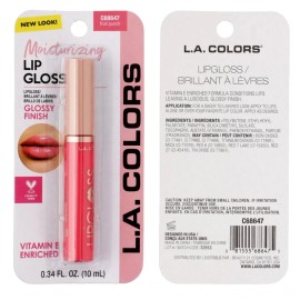 L.A. colors lip gloss fruit punch glossy vitamin E moisturizing Glossy Finish 1