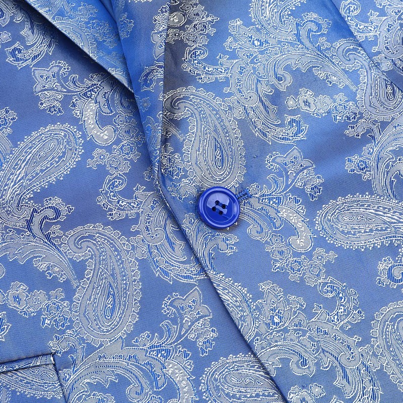 Cloudstyle - Traje de cachemira para hombre, ajuste delgado, con