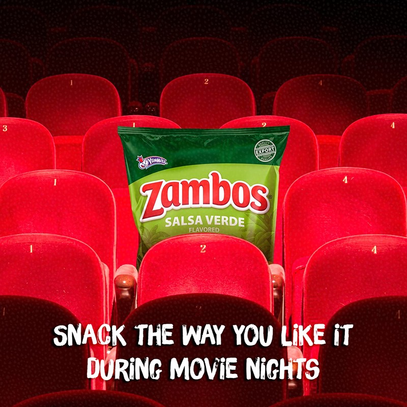 Zambos Plantain Chips Salsa Verde (Pack of 1)