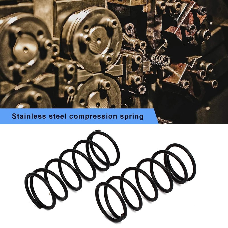 TA-VIGOR 10Pcs Extended Compressed Spring, 1.2mm Wire Dia, 15mm OD,