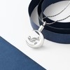 constantlife Cat Moon Urn Necklace for Women Pet Cremation Jewelry