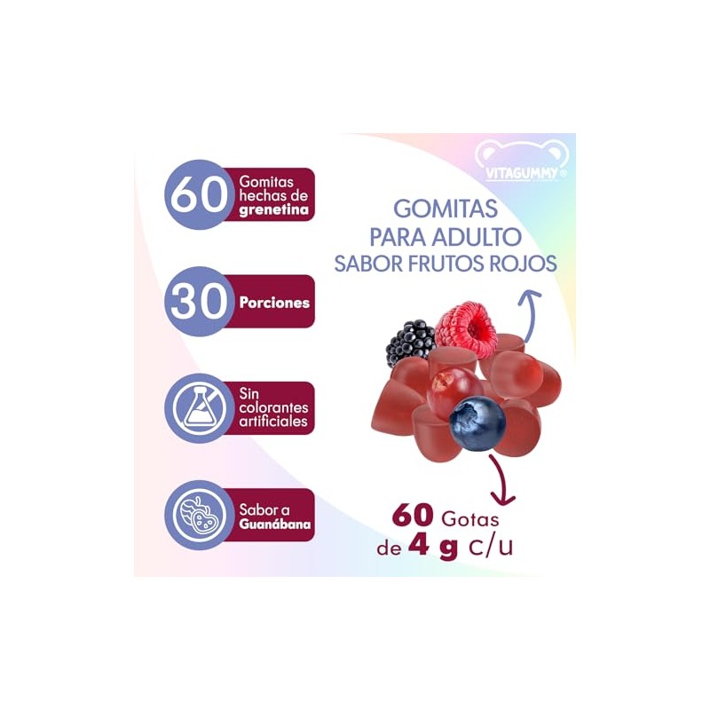 Gomitas de V-CIMA con Citrato de Magnesio con Extracto de
