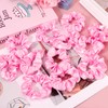 KICOSY 12PCS Light Pink Hair Scrunchies Bulk Pink Satin Pink