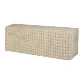 PATIKIL 37.8 Inch Air Conditioner Cover, Indoor AC Cover Knitted Dust-Proof Dust Covers for Wall-Mounted Split Air Conditioners, Yellow