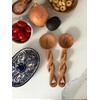 8-Inch Hand-Carved Kenyan Salad Serving Set