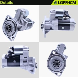 45-2177 12V 9T Starter Motor Fit for Thermo King 1996-2012 SB-III SR SL100 SL100e SL200 SL200e SL-TCI30 SL-TCI50#45-2324 845-2177 845-2324 S13407 S13-407A 45-845-2177 12968577011410-44099 19638N