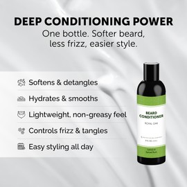 Detroit Grooming Co. Beard Conditioner for Men with Apple Extract and Aloe Vera - Softener, Detangler, and Hydrating Conditioner | 8 oz (Royal Oak)