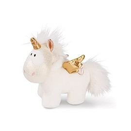 NICI Angelia 46373 Unicorn Angel 22 cm Standing Plush White/Gold Cuddly Toy, Pack of 1