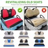10L0L Golf Buggy Seat Cover, Breathable and Scratch Resistant Easy