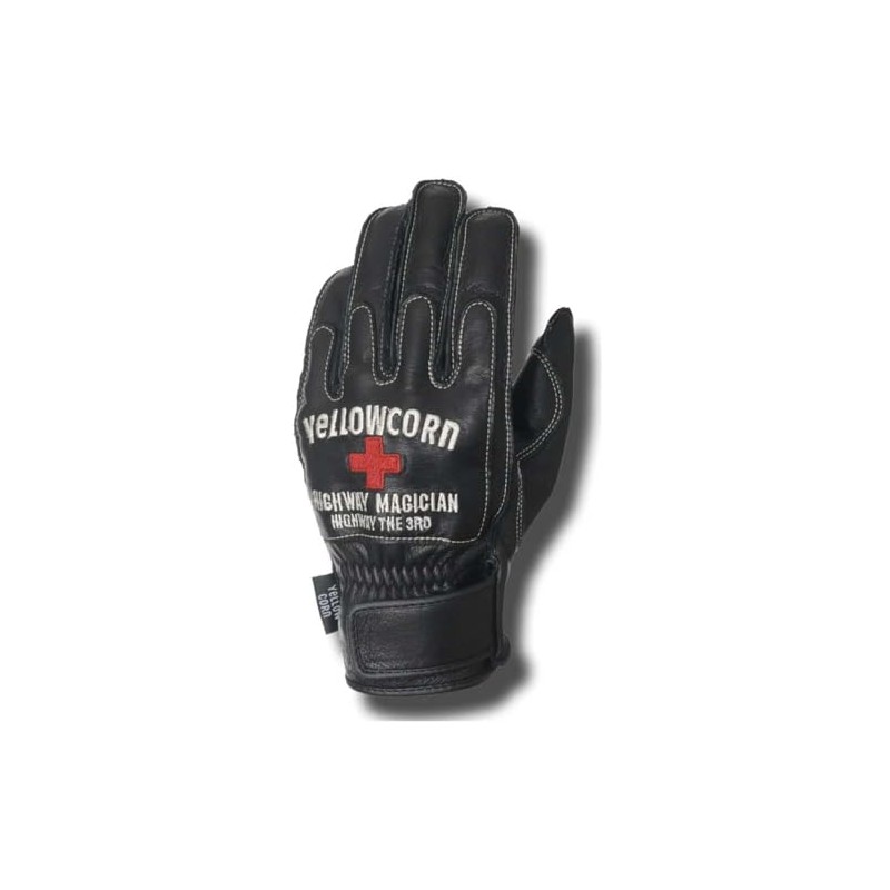 Yellow Corn G-2002 BK 3L Leather Gloves