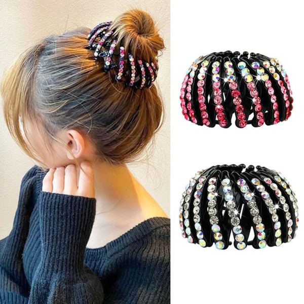 yufana Women's Hair Accessories, Women's Hair Clips, Expandable Ponytail Holder,