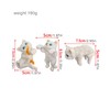 JARPSIRY 3 Pcs Resin Hanging Cat Figurines Planter Pot Hanger