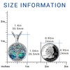 Eusense Abalone Tree of Life Necklace for Women Men Sterling