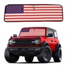 Moricere Upgrade Windshield Sun Shade with USA Flag for 2021-2023