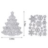 Estivaux Christmas Trees Snowflake Die Cuts for Card Making, Winter