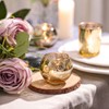 DEVI 48PCS Assorted Gold Votive Candle Holders Bluk, Gold Wedding