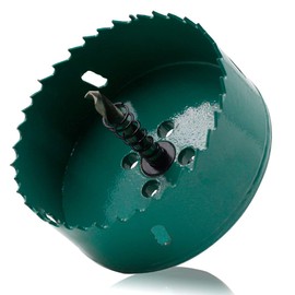 Qjaiune 90mm/3.5" Hole Saw BI-Metal Heavy Duty Hole Cutter for Making Cornhole Boards, Wood, Plastic, Drywall and Metal Sheet