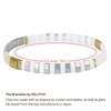 KELITCH Women Friendship Bangle Bracelets Stack Tila Beads Stretch Bracelets