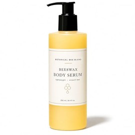 Beeswax Body Serum, Waterless Body Oil Moisturizer with Avocado Oil, Castor Oil & Shea Butter, Lightweight Wet Skin Formula for Soft, Radiant-Looking Skin, Sweet Vanilla, 8 fl oz (1)