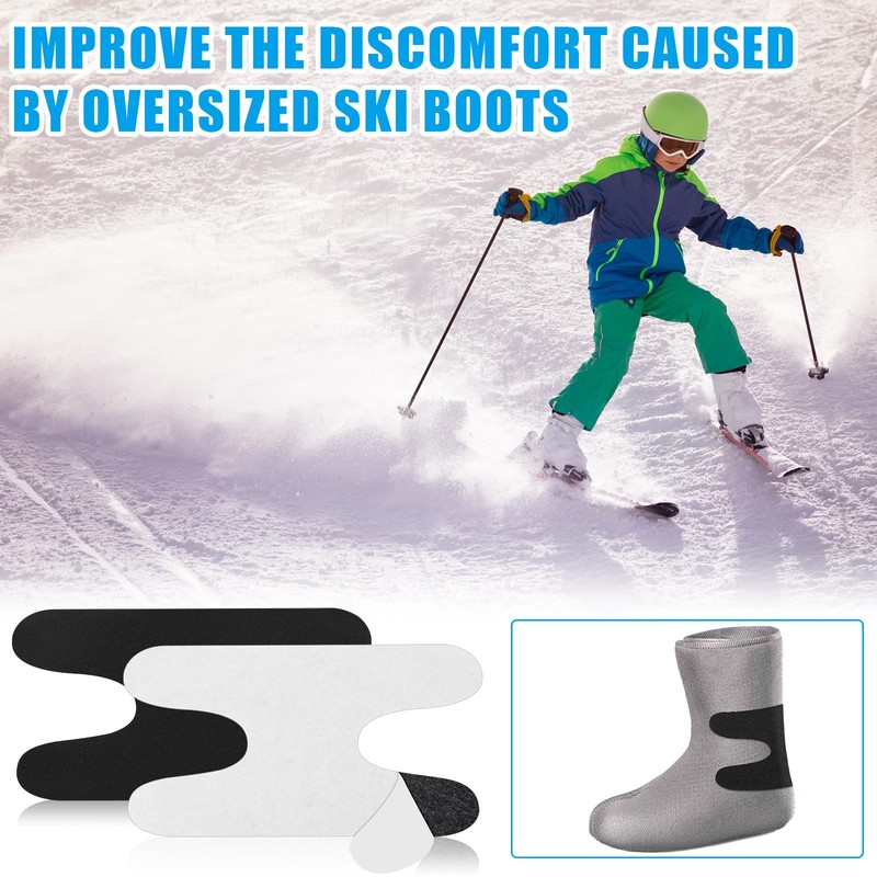 32 Pcs Ski & Snowboard Boots Fitting Pads, 24 Pcs