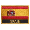 Spain Country Flag Patch Embroidered Applique Spain Country Flag Patch
