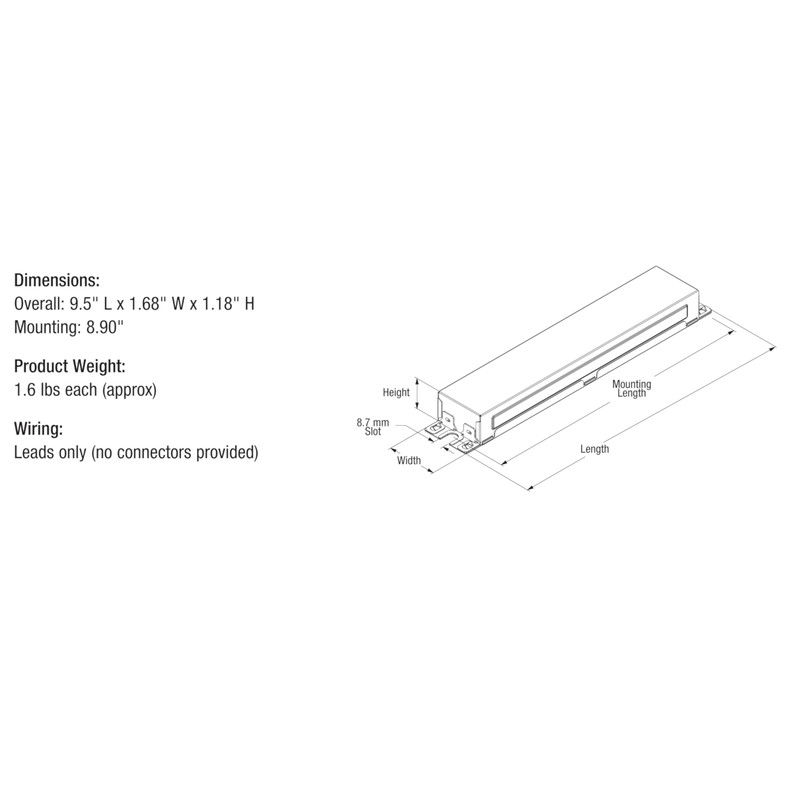 QHE2X32T8/UNV ISL-SC B QUICKTRONIC 49838 Electronic Fluorescent Ballast | T8