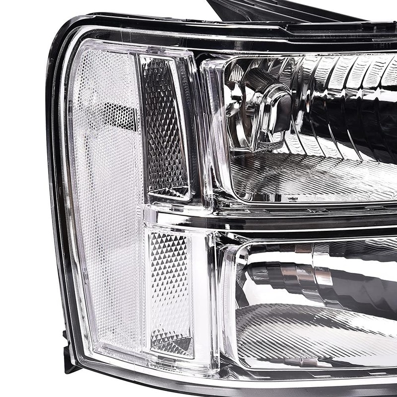 LQI Headlights Assembly Compatible with GMC Sierra 1500 2007-2013/Fit for