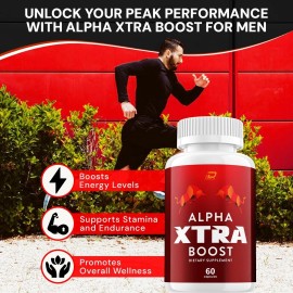 (5 Pack) Alpha Xtra Boost for Men Capsules - AlphaXtraBoost Vitamin Complex