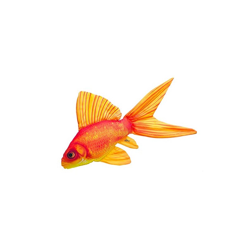 GABY Fish Pillows Goldfish Cushion, Multicoloured, M (Pack of 1)
