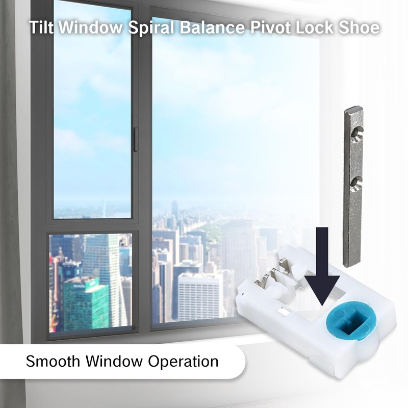 NIIIYTYB 4Pcs Spiral Window Balance Pivot Shoe H 3785 Tilt