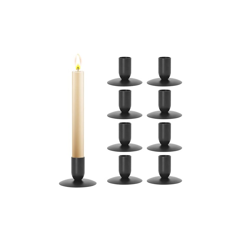 Foryoudecor - Portavelas para decoración de mesa de comedor, elegante