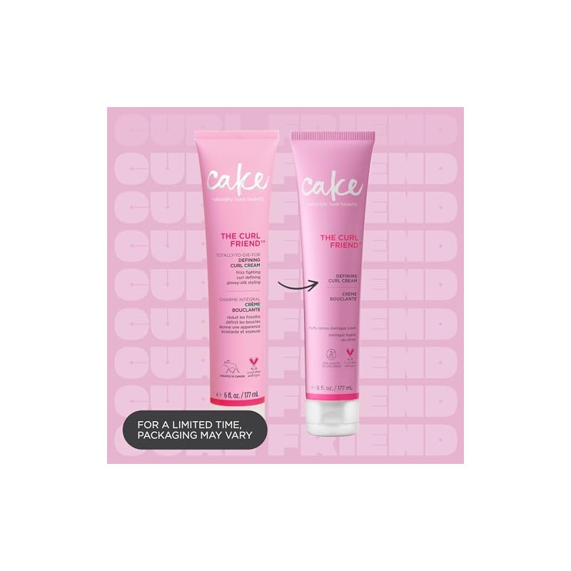 Cake Beauty The Curl Friend Defining Curl Cream, 6 Ounce