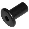1/4" Furniture Connector Cap Flat Head Nuts - Black (10