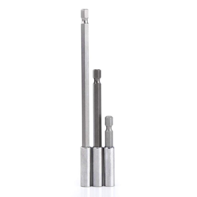 Screwdriver Extension Bar,3pcs Electrical Drill Screwdriver Extension Bar Magnetic Bit