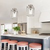 VINLUZ 1 Light Classic Semi Flush Mount Ceiling Light in